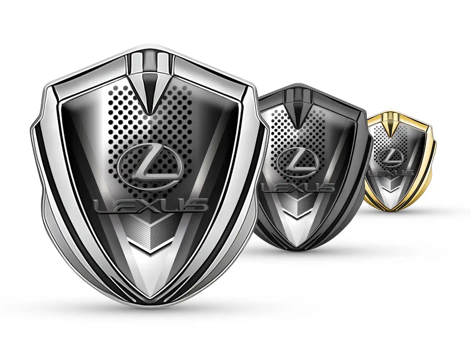 Lexus Metal Emblema Insignia Atlético Aspecto Óptimo